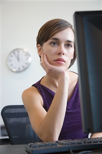 Computer vision syndrome can lead to dry eyes